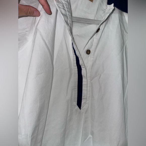 NWT Free People Georgia Mini Dress In Egret Combo - Picture 7 of 10